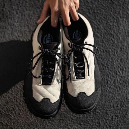 厚底戶外風工裝鞋男春季2023新款山系登山鞋運動休閑INS-Retro's Wear