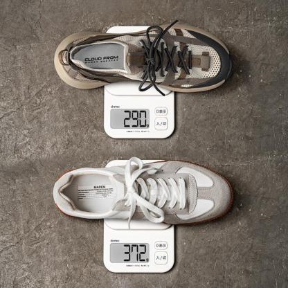 男鞋2022夏季新款透氣飛織鞋潮輕便休閑運動鞋慢跑軟底老爹鞋-Retro's Wear