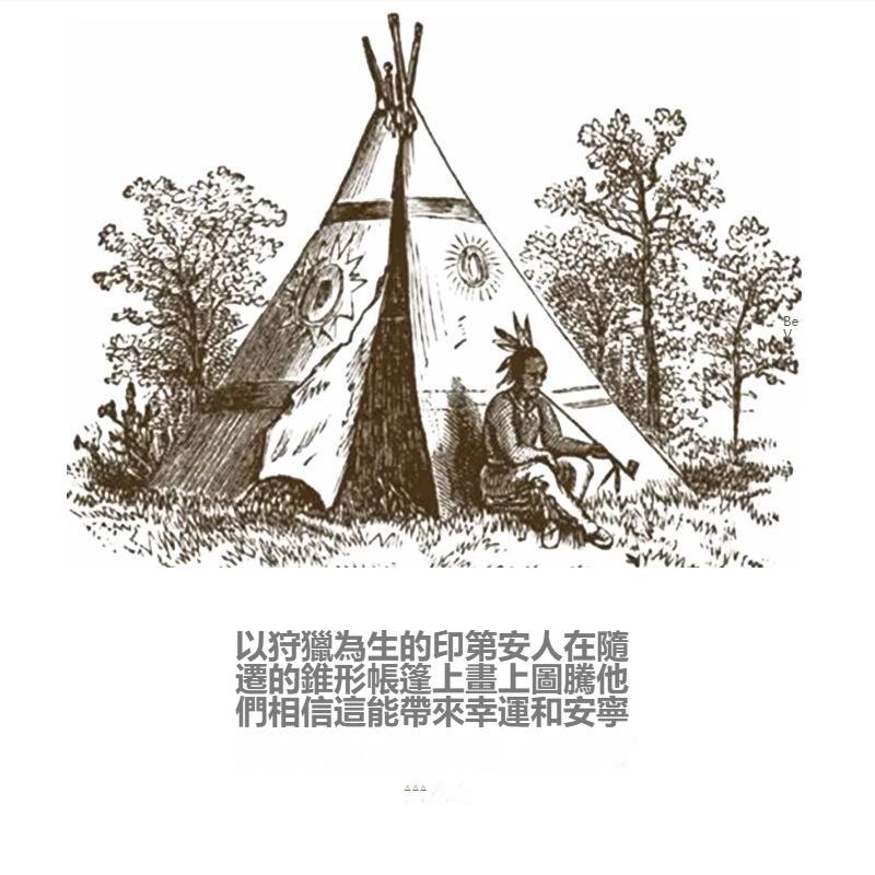 馬登工裝印第安圖騰米白色長袖襯衫拼接口袋疊穿寸衣男秋-Retro's Wear