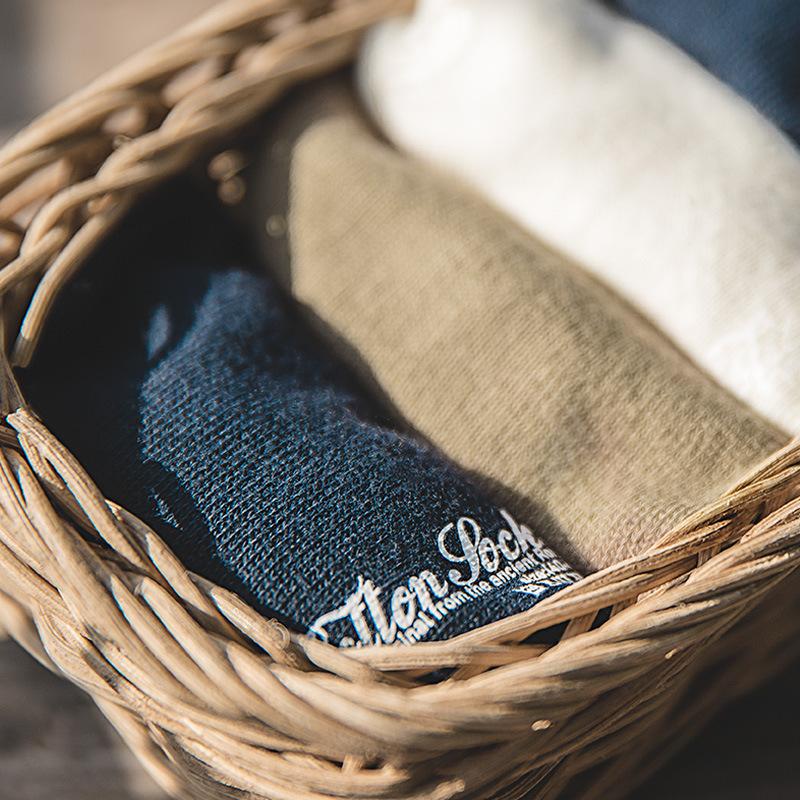 馬登工裝短襪印花船襪-Retro's Wear