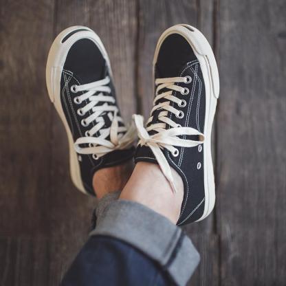 馬登帆布鞋男新款韓版潮流休閒板鞋笑臉男士開口笑男鞋潮鞋子-Retro's Wear