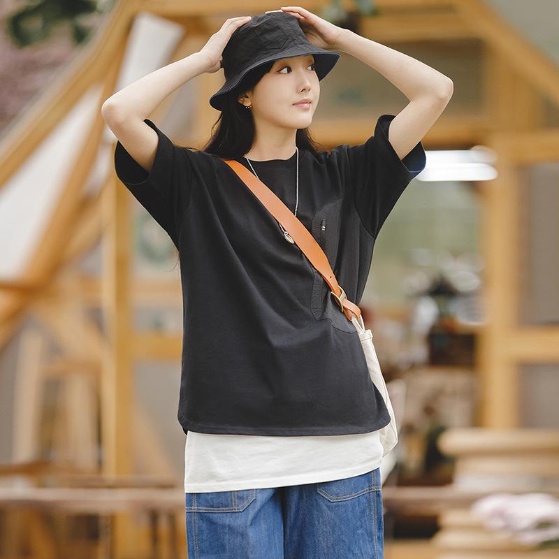 gorpcore重磅300G短袖山系戶外機能拼介面袋疊穿T-Retro's Wear