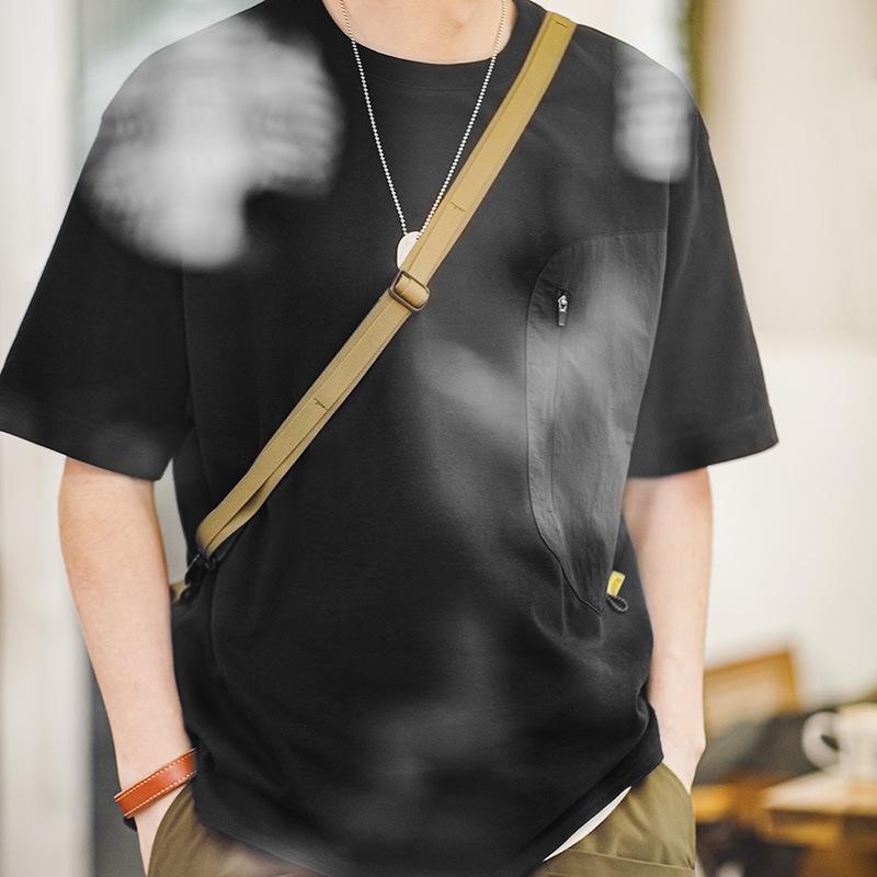 gorpcore重磅300G短袖山系戶外機能拼介面袋疊穿T-Retro's Wear