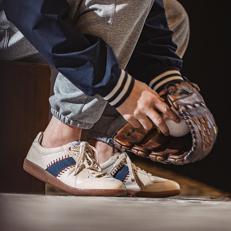 棒球德訓鞋運動休閑鞋子小眾板鞋小白鞋-Retro's Wear