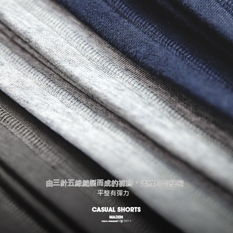 美式復古重磅灰色休閒褲針織短褲運動衛褲五分籃球褲男夏-Retro's Wear