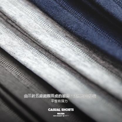 美式復古重磅灰色休閒褲針織短褲運動衛褲五分籃球褲男夏-Retro's Wear