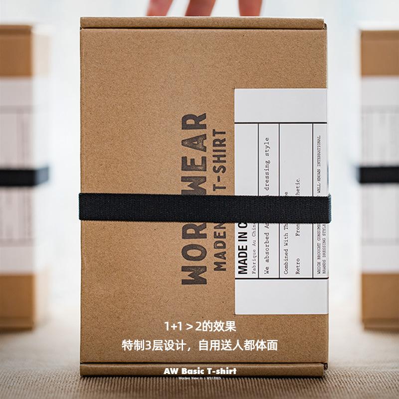 馬登工裝美式300G棉長袖T恤秋季印花打底衫衛衣男-Retro's Wear