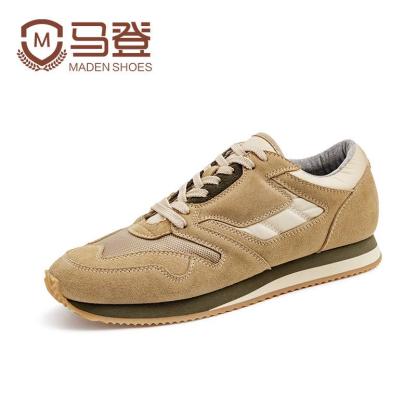 馬登工裝英訓鞋春季新款運動休閒男鞋低幫板鞋小眾阿甘鞋-Retro's Wear
