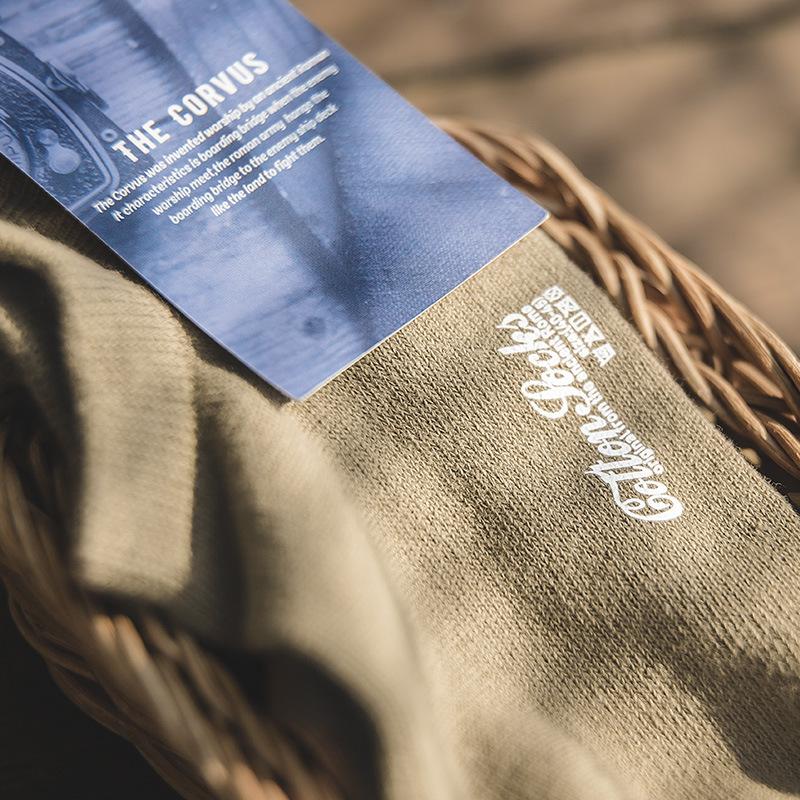 馬登工裝短襪印花船襪-Retro's Wear