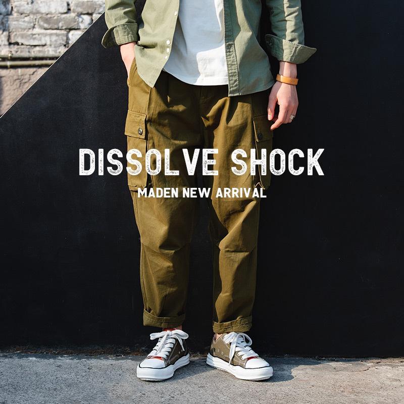 馬登男鞋低幫溶解變形底帆布鞋ins網紅不規則厚底板鞋休閒鞋-Retro's Wear