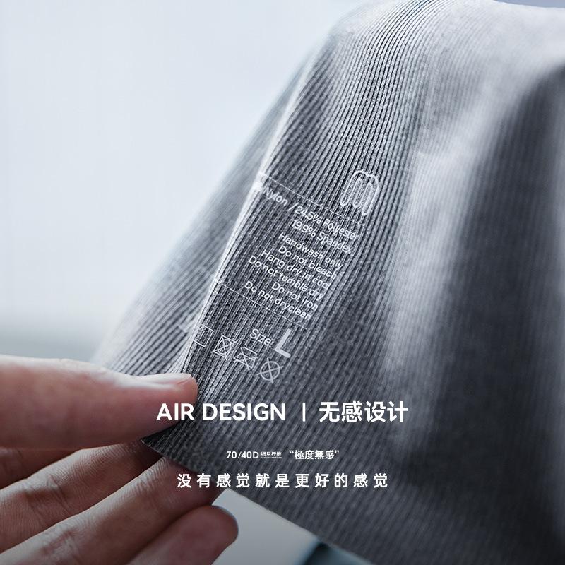 馬登工裝冰絲涼感螺紋背心無痕坎肩運動打底T恤汗衫男薄夏-Retro's Wear