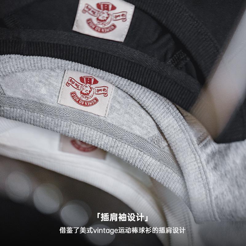 美式簡約基礎款純棉白色插肩T恤半夏季短袖顯瘦打底衫體-Retro's Wear