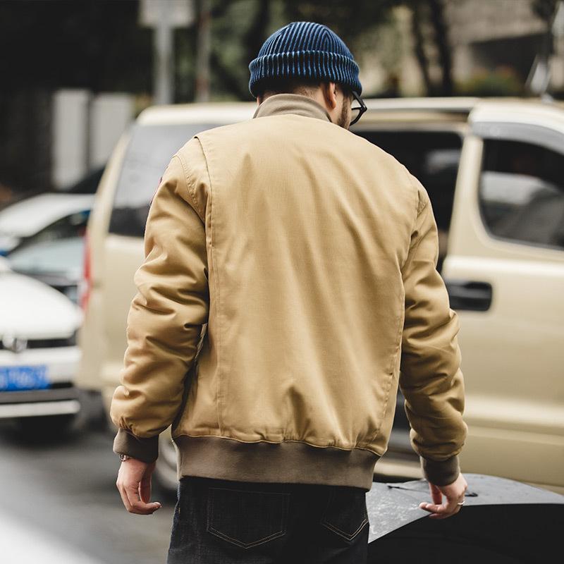 美式M1942坦克服棉衣狂怒夾克軍旅風立領外套男-Retro's Wear