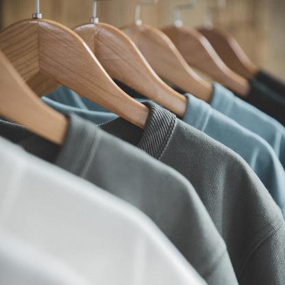 馬登工裝美式圓領300g純色厚實碳素磨毛t恤男士棉短袖寬鬆-Retro's Wear