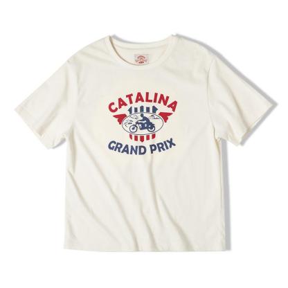 美式街頭純棉字母印花夏季短袖正肩寬松設計感T恤女-Retro's Wear