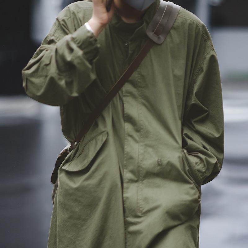 馬登工裝美式M51派克服魚尾風衣長款大衣斗篷外套男-Retro's Wear