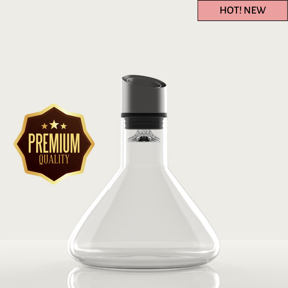Classic Decanter with Waterfall Aerator 1600ml Ambrosia Daily
