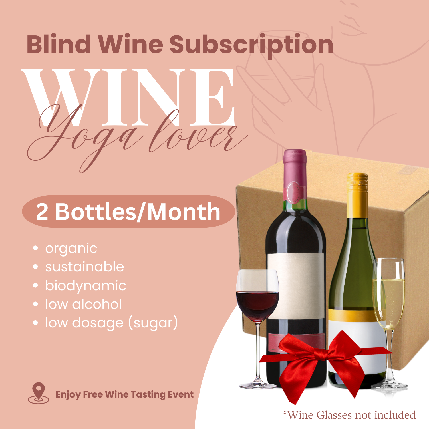Wine For Yoga Lover[2 bottles/month]