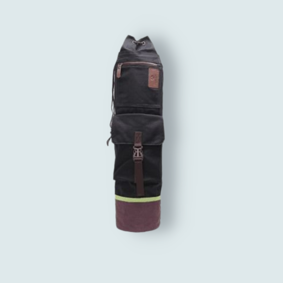 Yoga Mat Shoulder Carrier Bag with Adjustable Strap and Large Pocket-Ambrosia Daily