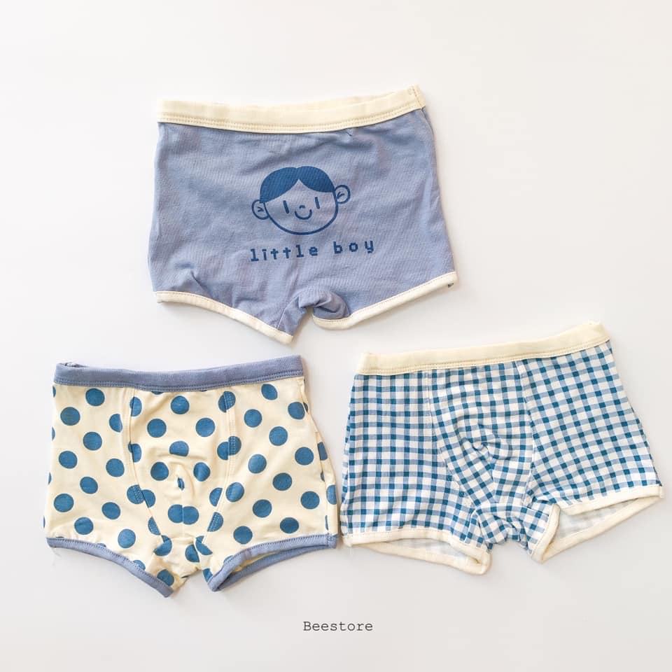 Blue Underpants 3in1 Set