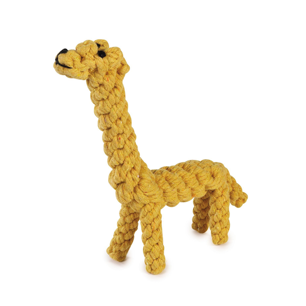 Zanies Rope Toy - Giraffe - Little Cherry