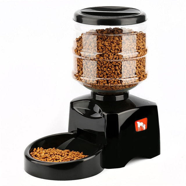 Automatic Pet Feeder with Voice Message Recording - Little Cherry