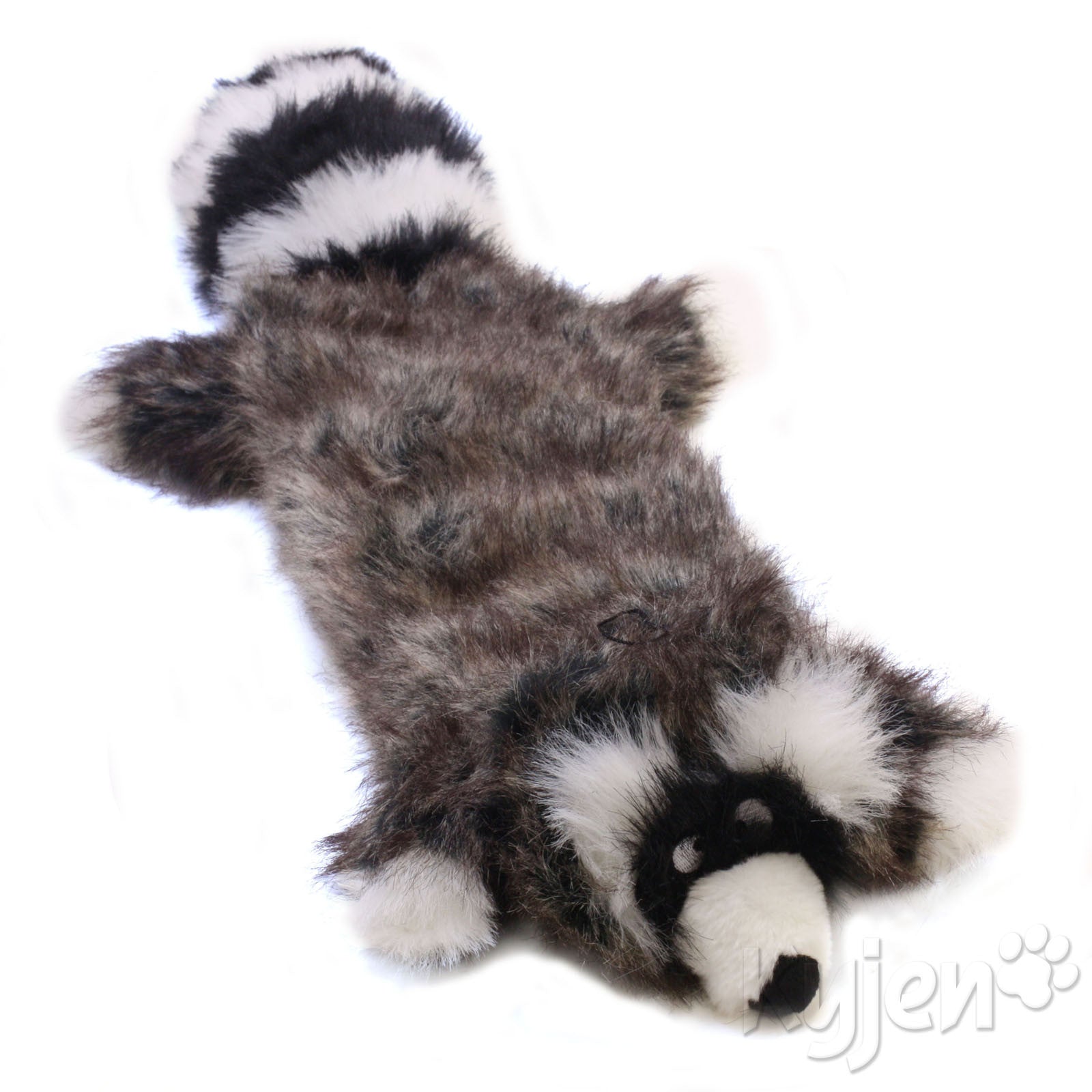 Ricky the Raccoon Real Animal Squeaker Mat - Little Cherry
