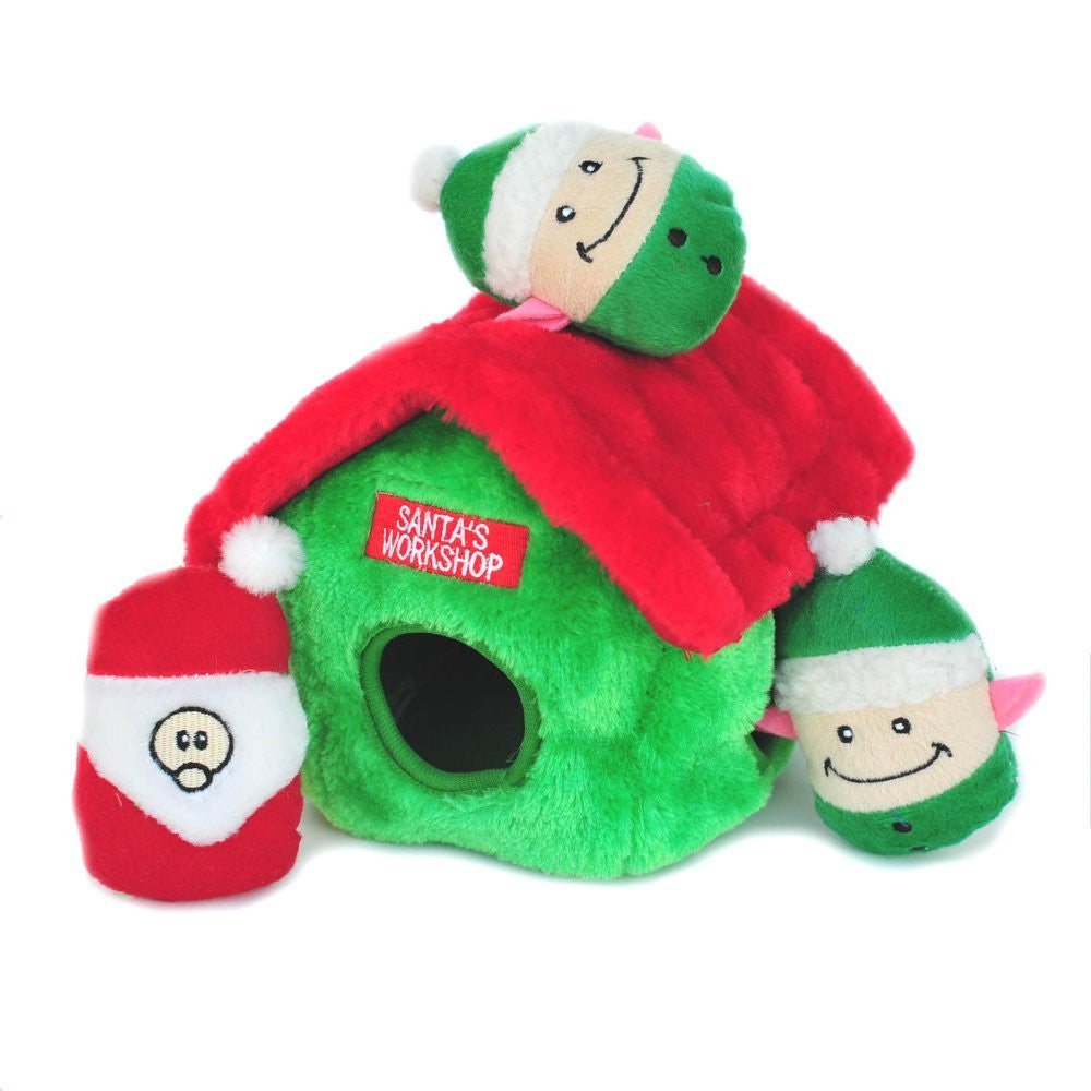 Santa workshop Hide and Seek squeaky toys - Little Cherry