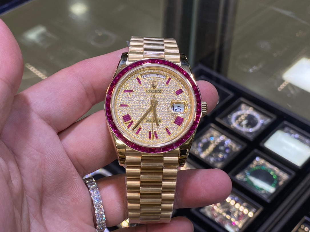 VIP私人訂製18K包金鑲鑽
