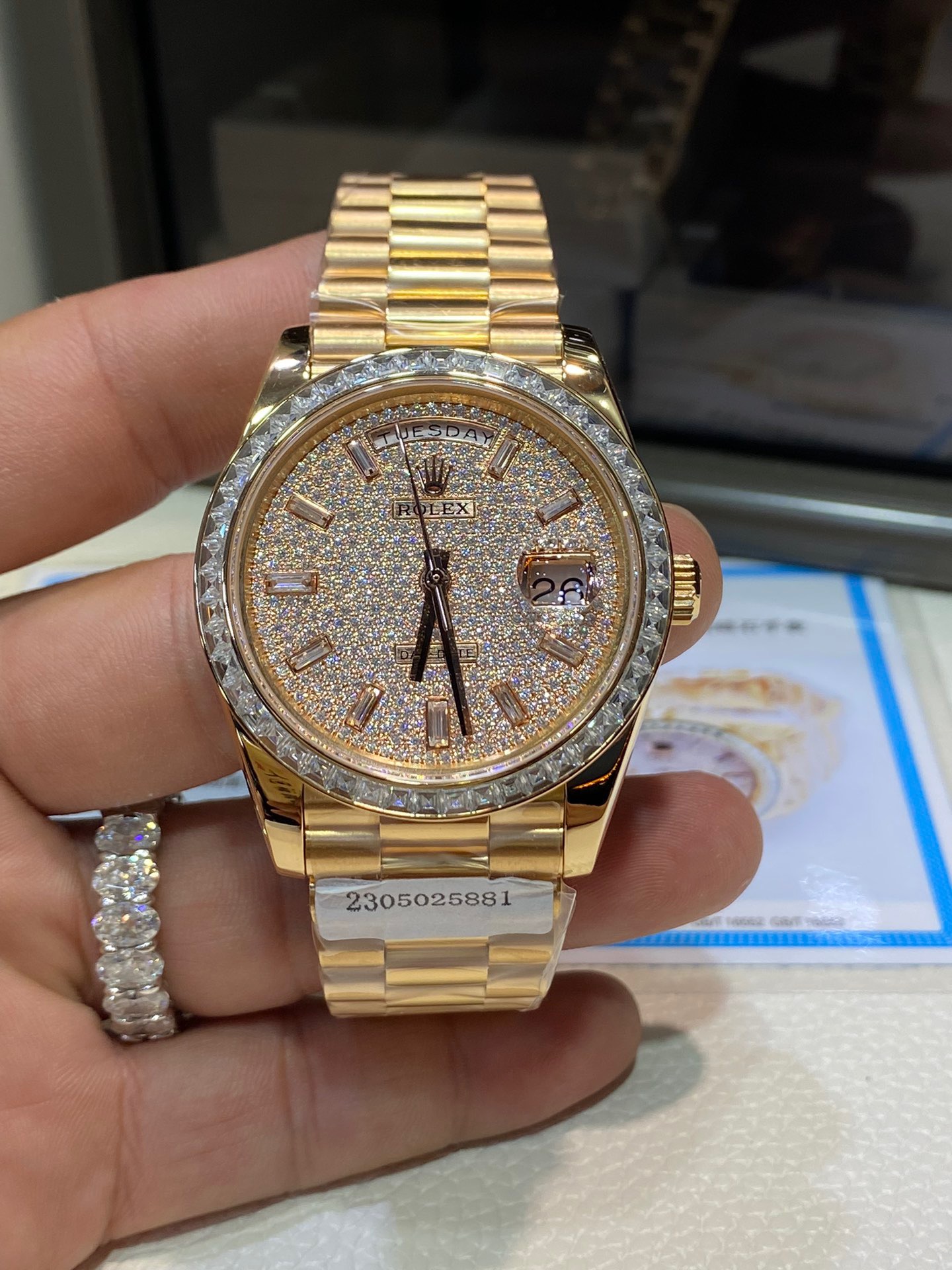 VIP私人訂製18K包金鑲鑽