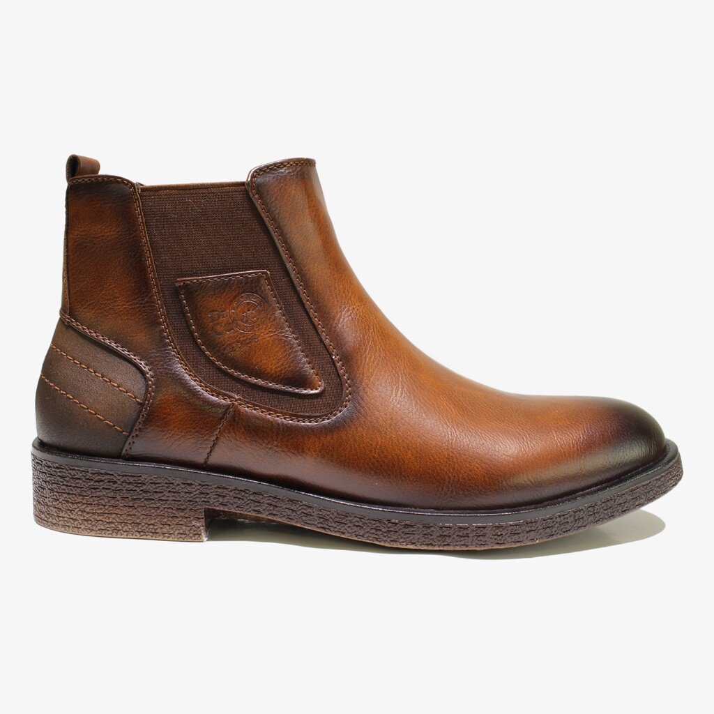 Dr Cardin Men Pillow Foam Faux Leather Chelsea Boot Shoe TBO-60830
