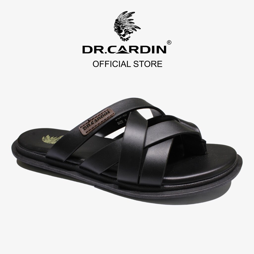 Dr Cardin Men Comfort Strappy Faux Leather Sandals D-ZA-7933