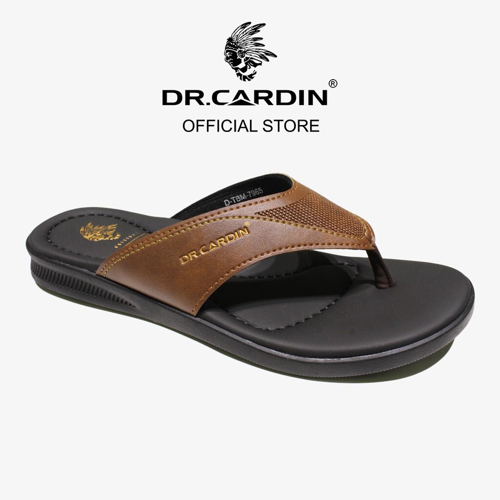 Dr Cardin Synthetic Leather Cushioned Men Sandals D-TBM-7965