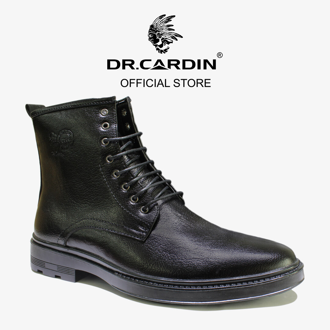 Dr Cardin Men Pillow Foam Faux Leather Lace-Up Boot Shoe TBO-60832