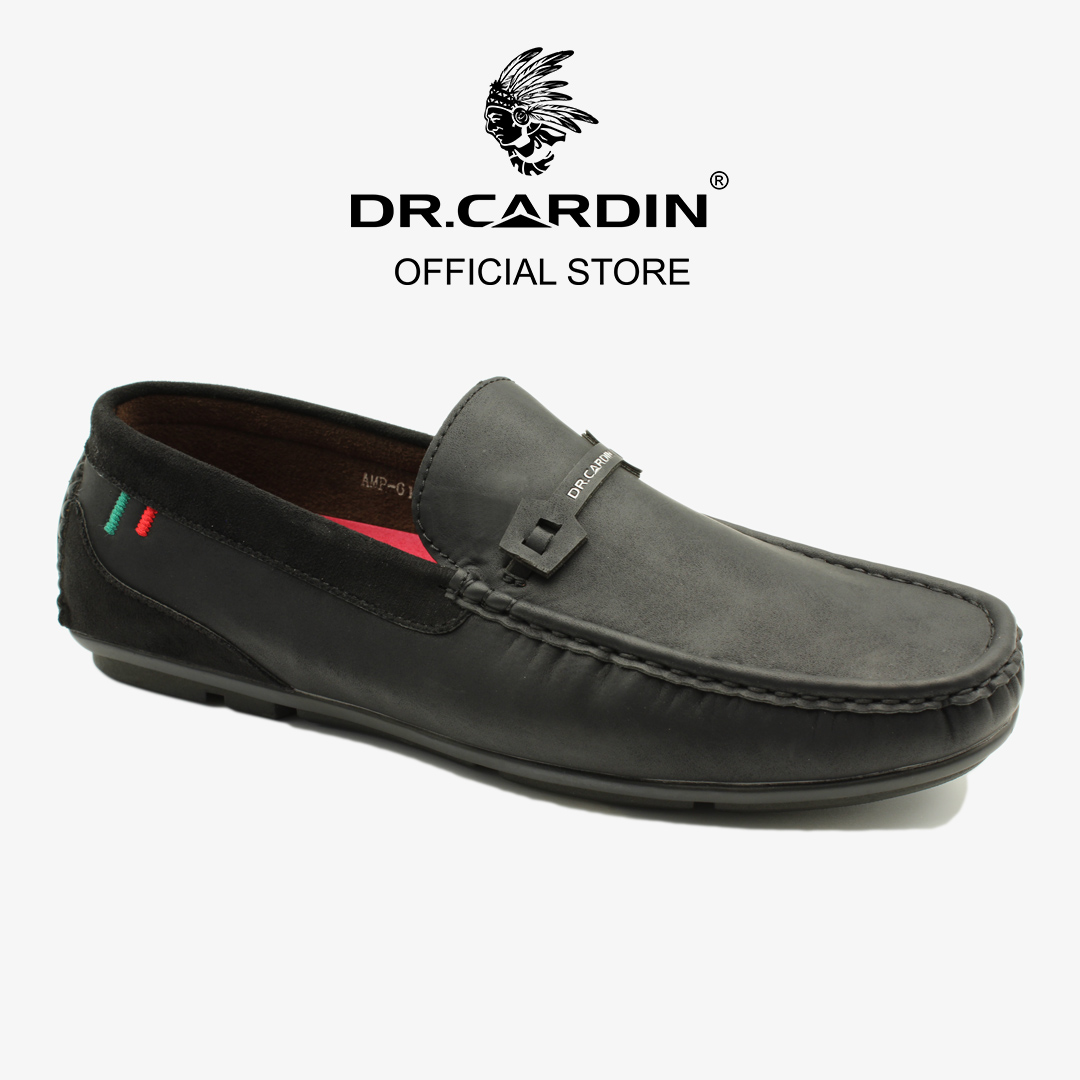 Dr Cardin Men Faux Leather Slip-On Moccasin Shoe AMP-61006