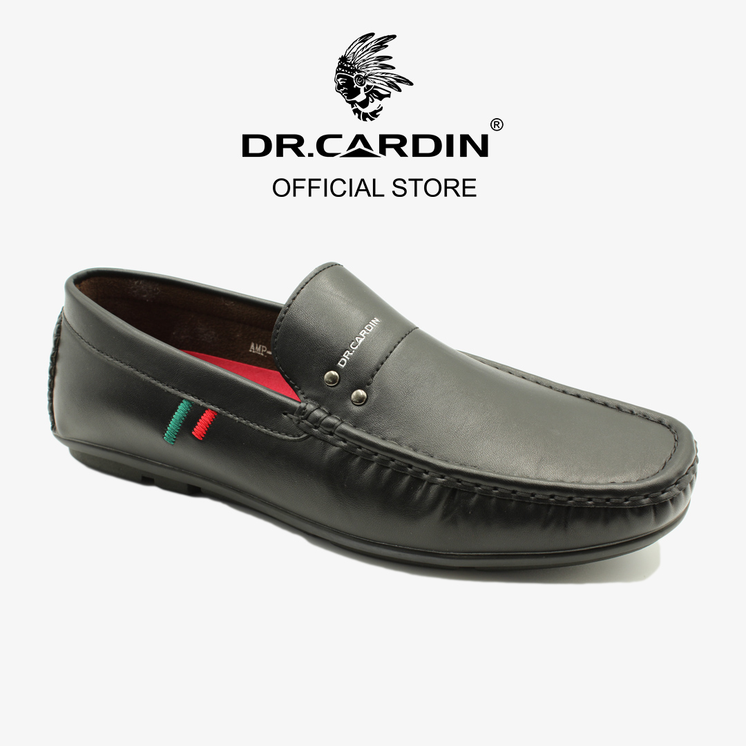 Dr Cardin Men Faux Leather Slip-On Moccasin Shoe AMP-61007