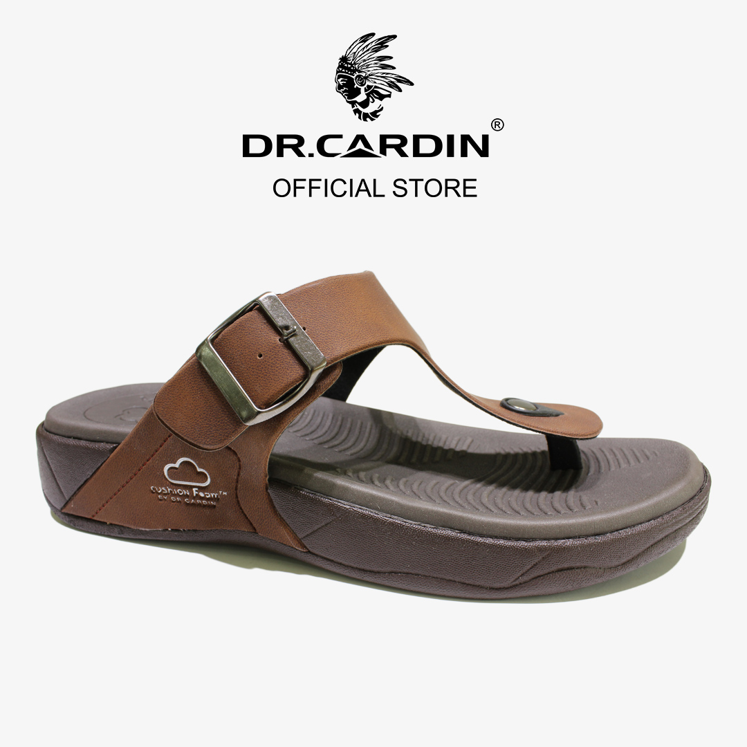 Dr. Cardin Men Cushion Foam Thick Soled Elevated Comfort Sandal D-FIY-7920