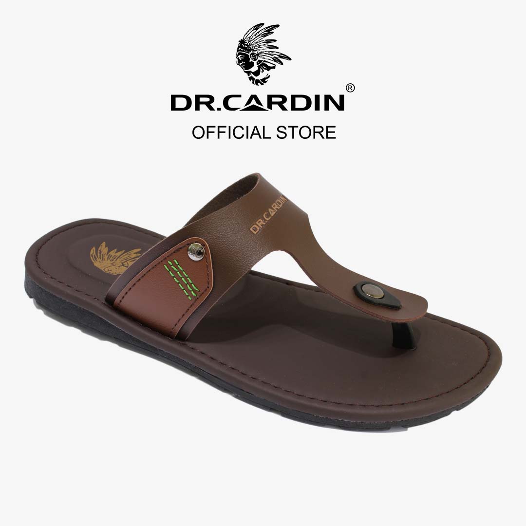 Dr Cardin Men Casual Faux Leather Sandal With Rivert Detailing D-GTM-7880