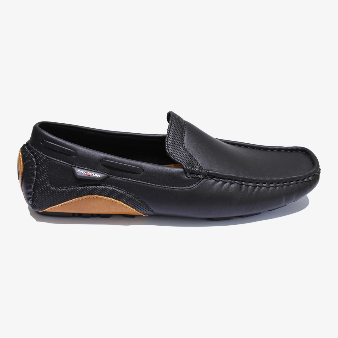 Dr Cardin Men Faux Leather  Slip-On Moccasin Shoe MI-60935