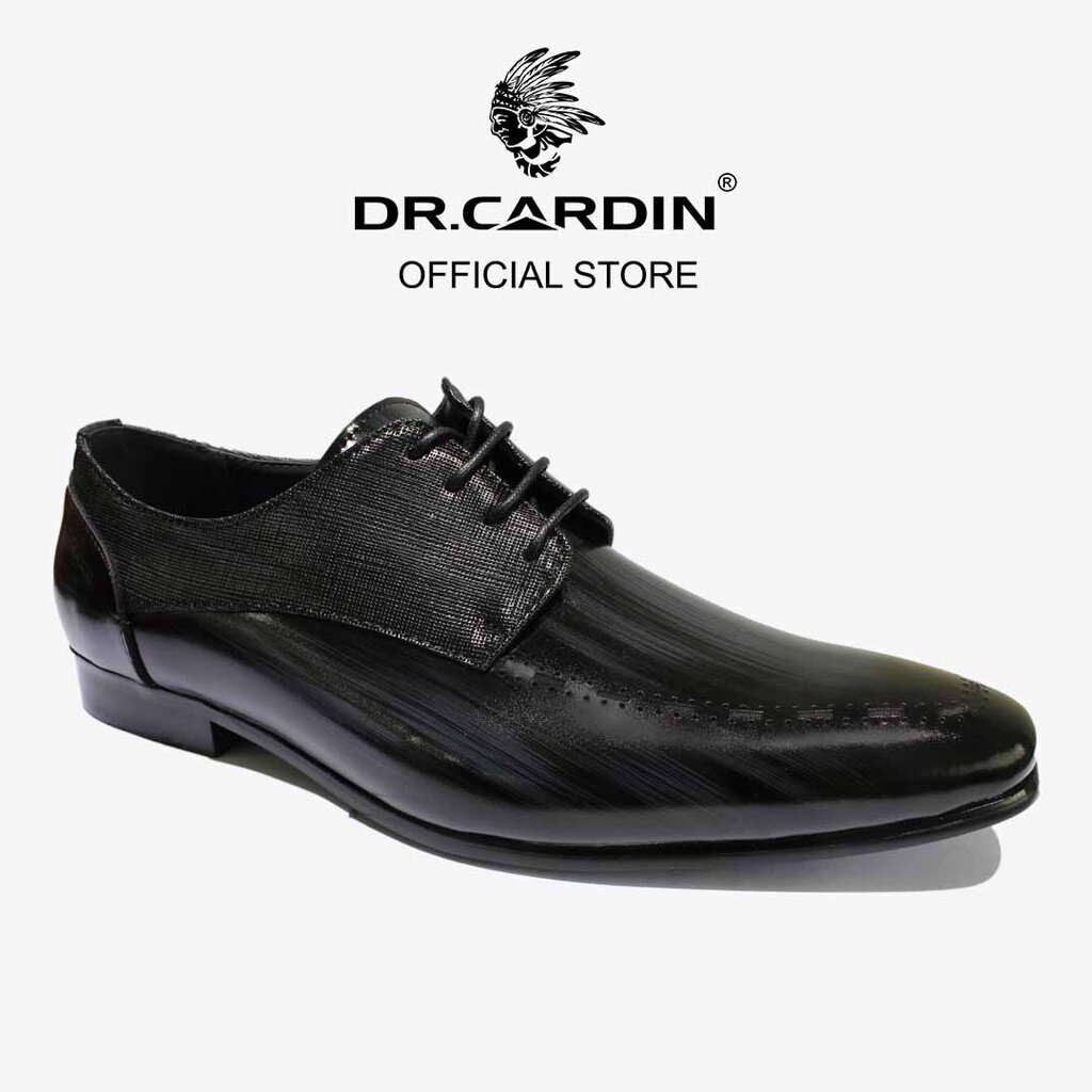 Dr. Cardin Men Jetaire Premium Italian Craftsmanship Leather Lace-Up Shoes FFC-6023
