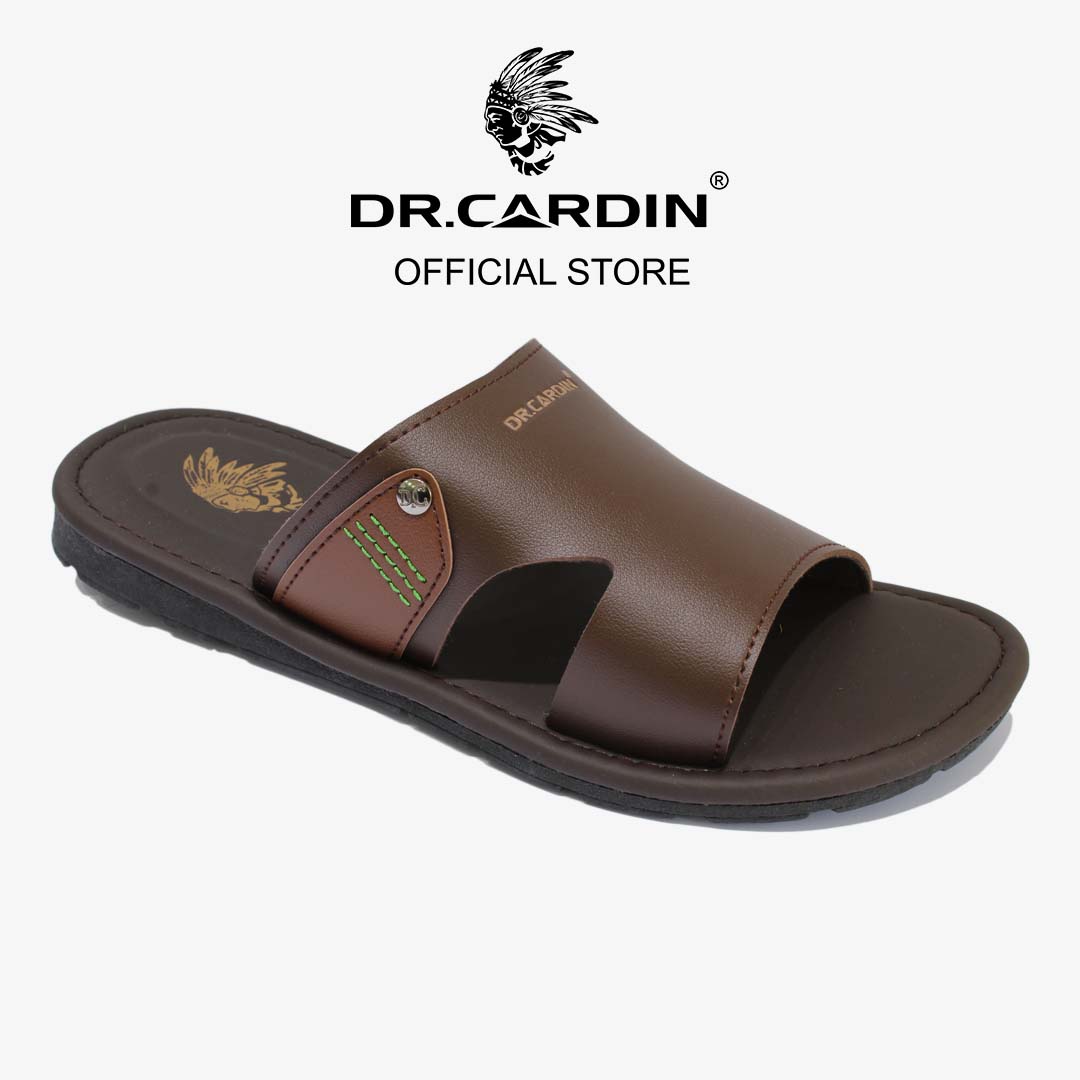 Dr Cardin Men Casual Faux Leather Sandal With Rivert Detailing D-GTM-7881