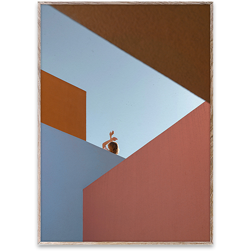 Paper Collective Wall Art Print Poster - Angular Afternoon