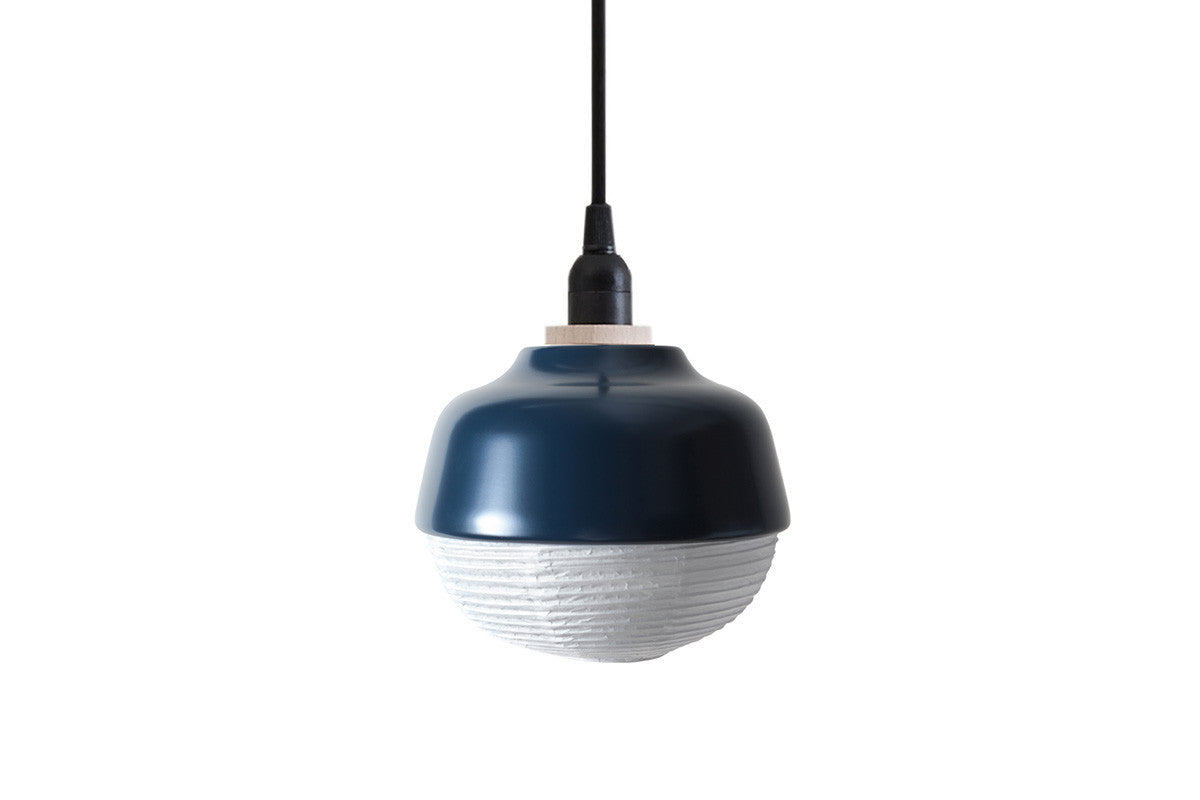 navy pendant light