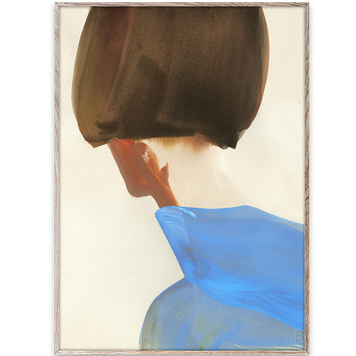 Paper Collective Wall Art Print Poster - The Blue Cape