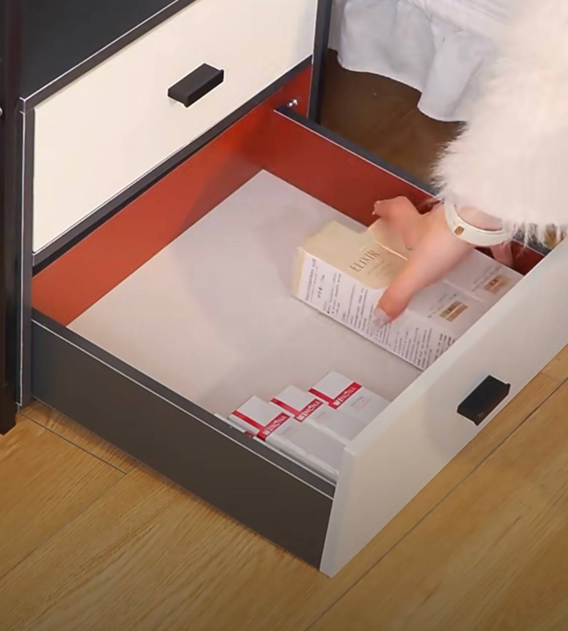 Modern Industrial style Bedside cabinet / night stand