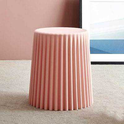 Pleated cupcake stackable stools