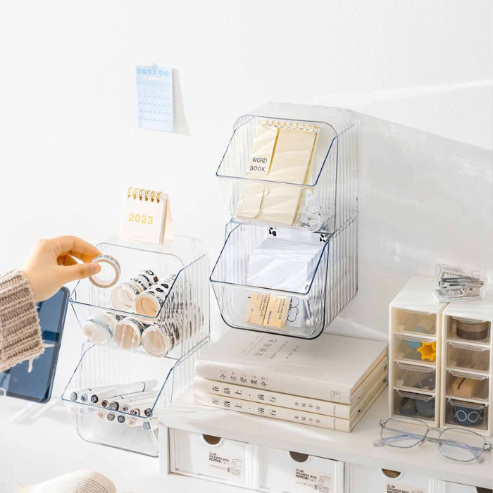 Portable Multi-functional storage container / wall-mounted shelf box