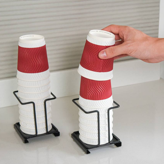 Pantry organizer / cup holder / coffee and tea condiment organizer