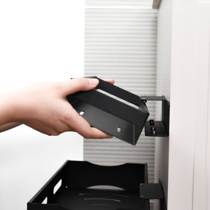 Smart vertical space cabinet sliding pull-out rack | kitchen storage organizer