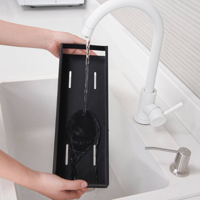 Smart vertical space cabinet sliding pull-out rack | kitchen storage organizer